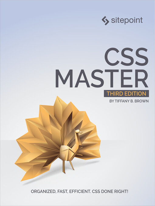 Title details for CSS Master by Tiffany B Brown - Available